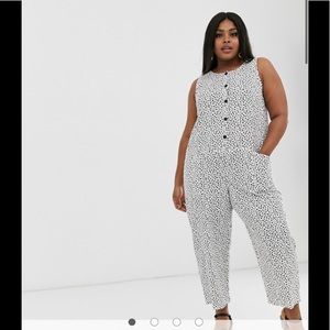 ASOS CURVE button front jumpsuit - Size 20